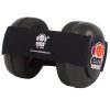 black with black ear defenders